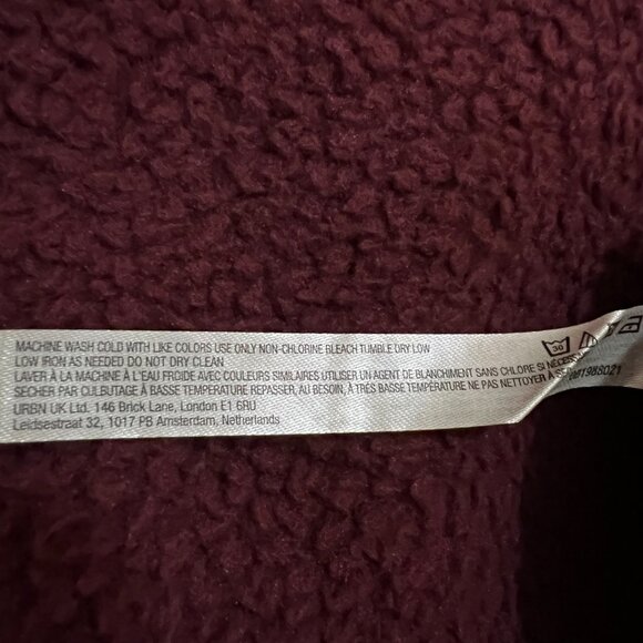 Free People X Hatch Hit the Slopes Pullover Jacket | Dark Red Burgundy - Picture 13 of 14